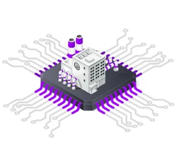 Industrial automation setup built by Niltech